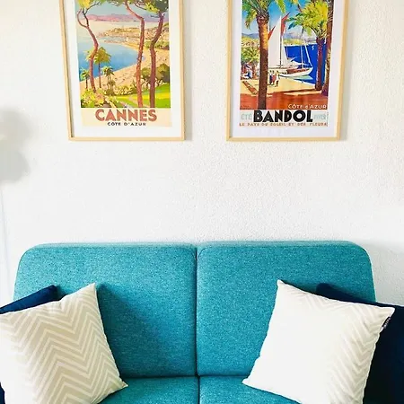 Διαμέρισμα Superbe 2 Pieces - 4 Couchages - Clim - Parking - Piscine Théoule-sur-Mer