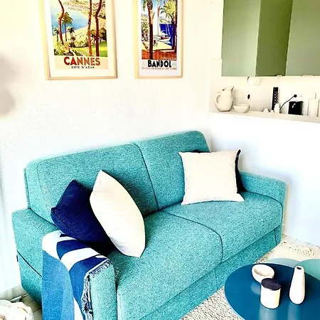 Apartmán Superbe 2 Pieces - 4 Couchages - Clim - Parking - Piscine Théoule-sur-Mer