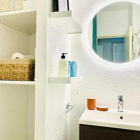 Superbe 2 Pieces - 4 Couchages - Clim - Parking - Piscine Apartment *